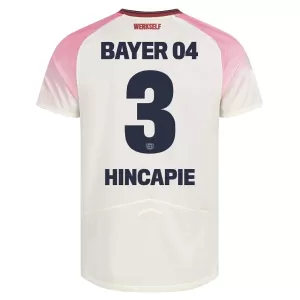 Fotbalové Dresy Bayer 04 Leverkusen Piero Hincapie 3 Venkovní 2025-26 Fotbalové Dresy Bayer 04 Leverkusen Piero Hincapie 3 Venkovní 2025-26