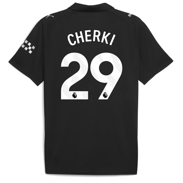 Fotbalové Dresy Manchester City Cherki 29 Venkovní 2025-26 Fotbalové Dresy Manchester City Cherki 29 Venkovní 2025-26