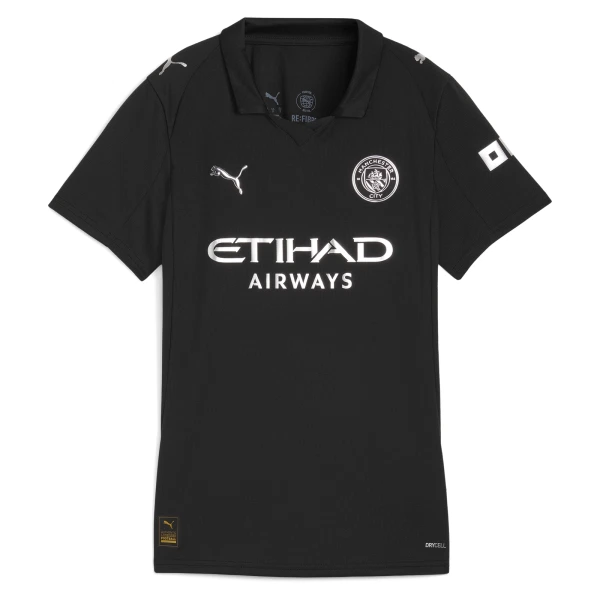 Fotbalové Dresy Manchester City Dámské Venkovní 2025-26 Fotbalové Dresy Manchester City Dámské Venkovní 2025-26
