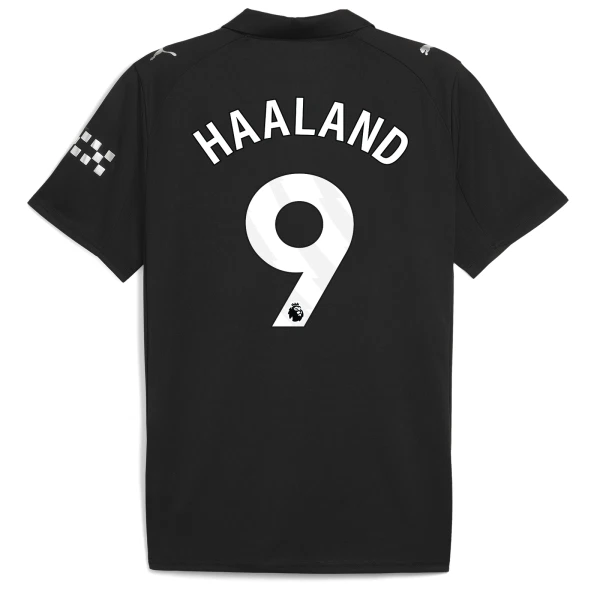 Fotbalové Dresy Manchester City Erling Haaland 9 Venkovní 2025-26 Fotbalové Dresy Manchester City Erling Haaland 9 Venkovní 2025-26