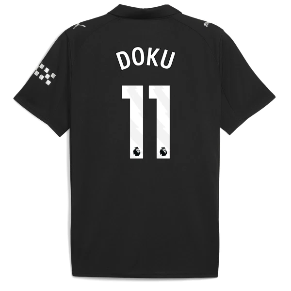 Fotbalové Dresy Manchester City Jérémy Doku 11 Venkovní 2025-26