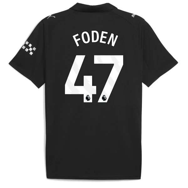 Fotbalové Dresy Manchester City Phil Foden 47 Venkovní 2025-26 Fotbalové Dresy Manchester City Phil Foden 47 Venkovní 2025-26