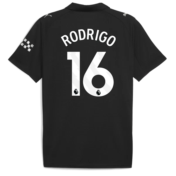 Fotbalové Dresy Manchester City Rodrigo Hernández 16 Venkovní 2025-26 Fotbalové Dresy Manchester City Rodrigo Hernández 16 Venkovní 2025-26
