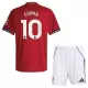 Fotbalové Dresy Manchester United Cunha 10 Dětské Domácí 2025-26 Fotbalové Dresy Manchester United Cunha 10 Dětské Domácí 2025-26