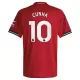 Fotbalové Dresy Manchester United Cunha 10 Domácí 2025-26 Fotbalové Dresy Manchester United Cunha 10 Domácí 2025-26