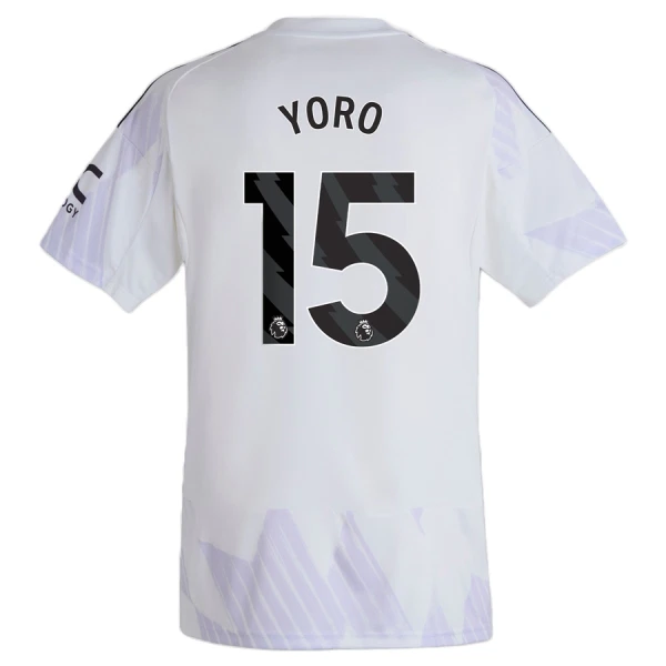 Fotbalové Dresy Manchester United Yoro 15 Venkovní 2025-26 Fotbalové Dresy Manchester United Yoro 15 Venkovní 2025-26