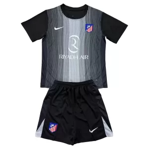 Brankářské Fotbalové Dresy Atlético Madrid Dětské 2025-26 Černá Brankářské Fotbalové Dresy Atlético Madrid Dětské 2025-26 Černá