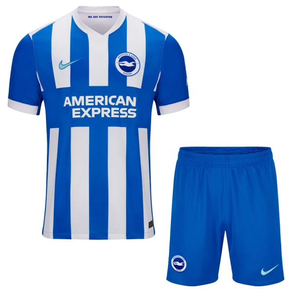 Fotbalové Dresy Brighton Hove Albion Dětské Domácí 2025-26 Fotbalové Dresy Brighton Hove Albion Dětské Domácí 2025-26