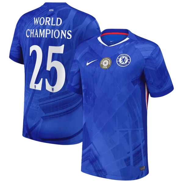 Fotbalové Dresy Chelsea FC World Champions 25 Domácí 2025-26 Fotbalové Dresy Chelsea FC World Champions 25 Domácí 2025-26