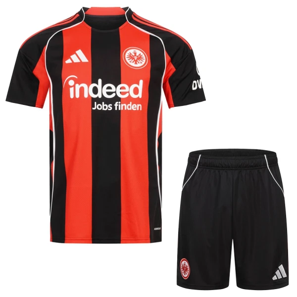 Fotbalové Dresy Eintracht Frankfurt Dětské Domácí 2025-26 Fotbalové Dresy Eintracht Frankfurt Dětské Domácí 2025-26