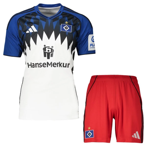 Fotbalové Dresy Hamburger SV Dětské Domácí 2025-26 Fotbalové Dresy Hamburger SV Dětské Domácí 2025-26