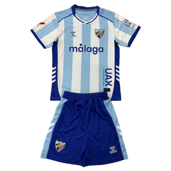 Fotbalové Dresy Malaga Dětské Domácí 2025-26 Fotbalové Dresy Malaga Dětské Domácí 2025-26