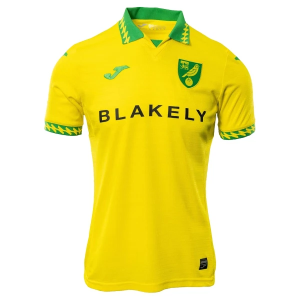 Fotbalové Dresy Norwich City Domácí 2025-26 Fotbalové Dresy Norwich City Domácí 2025-26