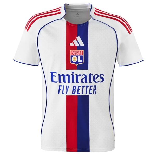 Fotbalové Dresy Olympique Lyonnais Domácí 2025-26 Fotbalové Dresy Olympique Lyonnais Domácí 2025-26