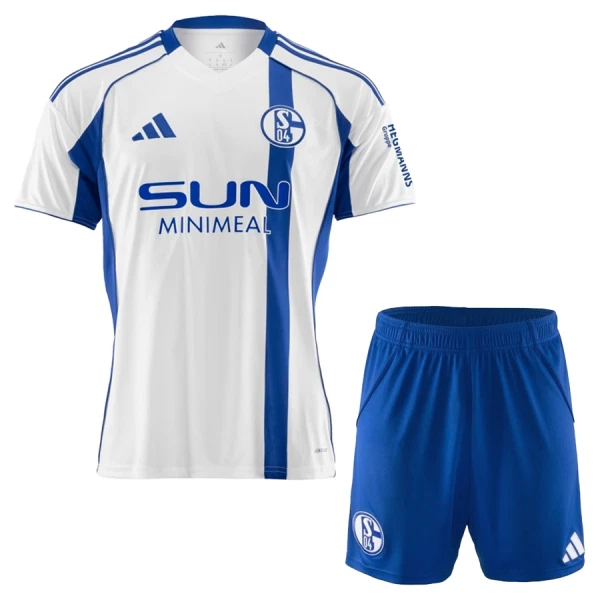 Fotbalové Dresy Schalke 04 Dětské Venkovní 2025-26 Fotbalové Dresy Schalke 04 Dětské Venkovní 2025-26