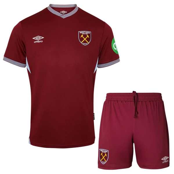 Fotbalové Dresy West Ham United Dětské Domácí 2025-26 Fotbalové Dresy West Ham United Dětské Domácí 2025-26