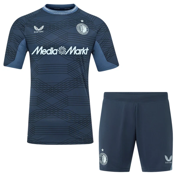 Fotbalové Dresy Feyenoord Rotterdam Dětské Venkovní 2025-26 Fotbalové Dresy Feyenoord Rotterdam Dětské Venkovní 2025-26