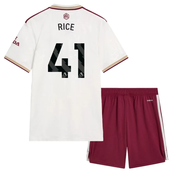 Fotbalové Dresy Arsenal Declan Rice 41 Dětské Alternativní 2025-26 Fotbalové Dresy Arsenal Declan Rice 41 Dětské Alternativní 2025-26