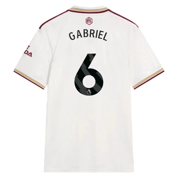 Fotbalové Dresy Arsenal Gabriel 6 Alternativní 2025-26 Fotbalové Dresy Arsenal Gabriel 6 Alternativní 2025-26