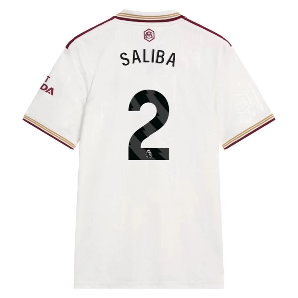 Fotbalové Dresy Arsenal Saliba 2 Alternativní 2025-26 Fotbalové Dresy Arsenal Saliba 2 Alternativní 2025-26