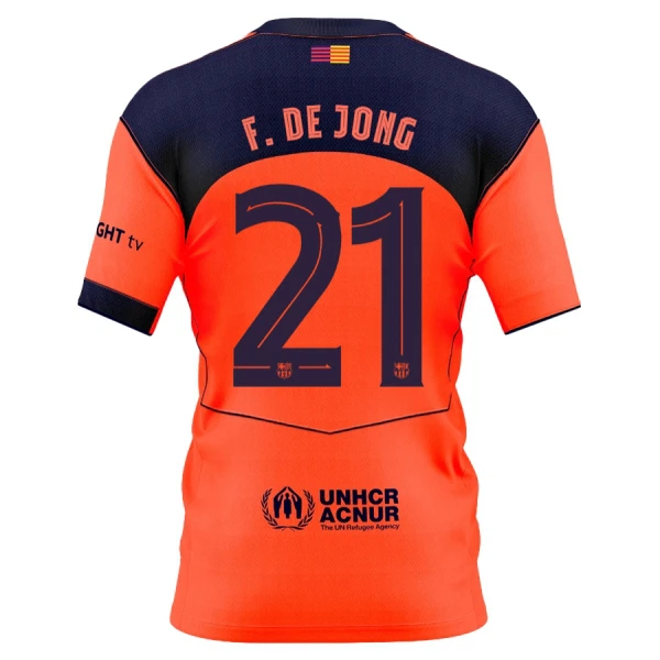 Fotbalové Dresy FC Barcelona Frenkie de Jong 21 Alternativní 2025-26 Fotbalové Dresy FC Barcelona Frenkie de Jong 21 Alternativní 2025-26