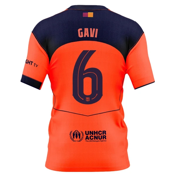 Fotbalové Dresy FC Barcelona Gavi 6 Alternativní 2025-26 Fotbalové Dresy FC Barcelona Gavi 6 Alternativní 2025-26