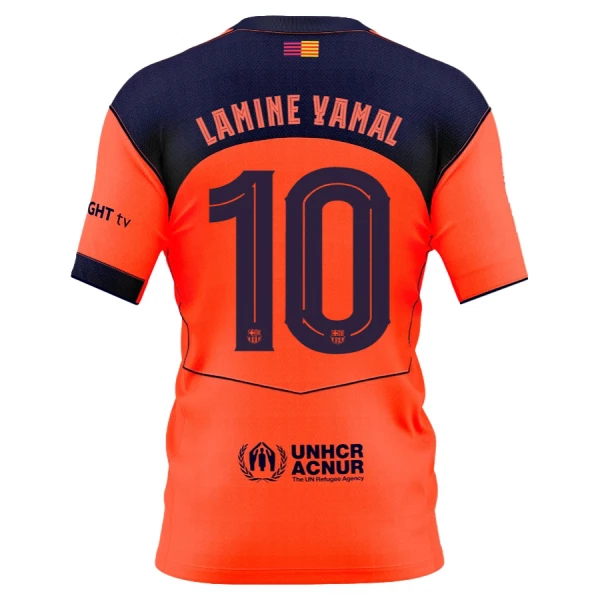 Fotbalové Dresy FC Barcelona Lamine Yamal 10 Alternativní 2025-26 Fotbalové Dresy FC Barcelona Lamine Yamal 10 Alternativní 2025-26