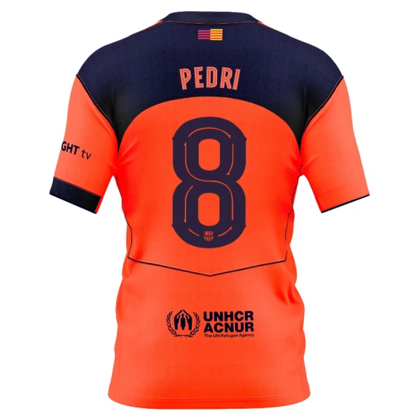Fotbalové Dresy FC Barcelona Pedri 8 Alternativní 2025-26 Fotbalové Dresy FC Barcelona Pedri 8 Alternativní 2025-26