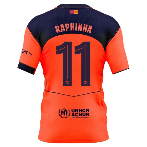 Fotbalové Dresy FC Barcelona Raphinha 11 Alternativní 2025-26 Fotbalové Dresy FC Barcelona Raphinha 11 Alternativní 2025-26