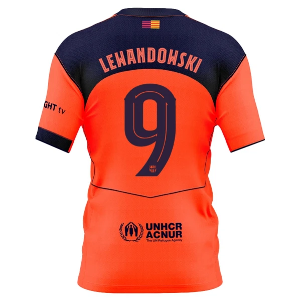 Fotbalové Dresy FC Barcelona Robert Lewandowski 9 Dětské Alternativní 2025-26