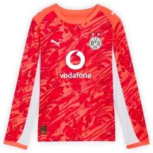 Brankářské Fotbalové Dresy Borussia Dortmund 2025-26 Červená Dlouhý Rukáv Brankářské Fotbalové Dresy Borussia Dortmund 2025-26 Červená Dlouhý Rukáv