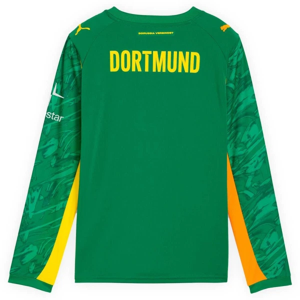 Brankářské Fotbalové Dresy Borussia Dortmund 2025-26 Zelená Dlouhý Rukáv