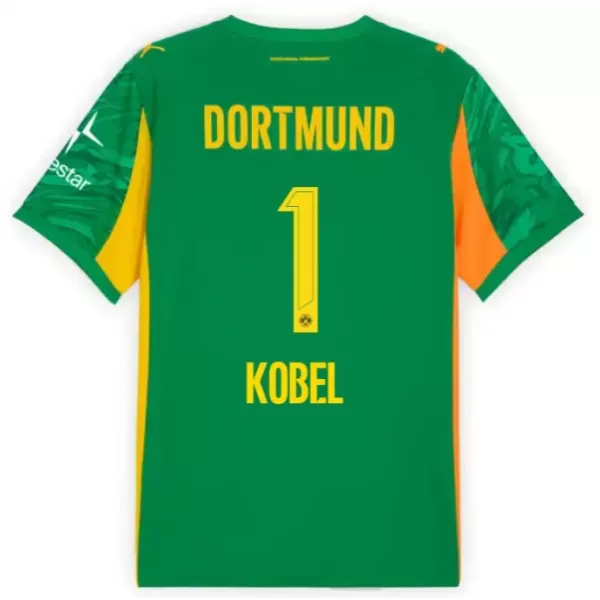 Brankářské Fotbalové Dresy Borussia Dortmund Kobel 1 2025-26 Zelená Brankářské Fotbalové Dresy Borussia Dortmund Kobel 1 2025-26 Zelená