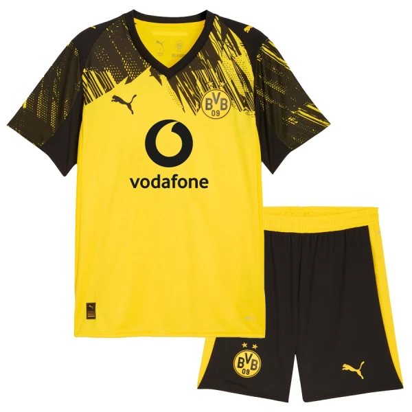 Fotbalové Dresy Borussia Dortmund Dětské Domácí 2025-26 Fotbalové Dresy Borussia Dortmund Dětské Domácí 2025-26