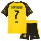 Fotbalové Dresy Borussia Dortmund Jobe 7 Dětské Domácí 2025-26 Fotbalové Dresy Borussia Dortmund Jobe 7 Dětské Domácí 2025-26