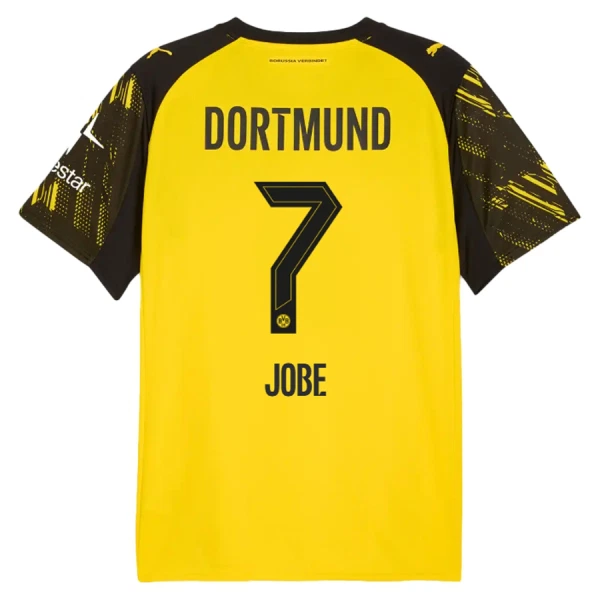 Fotbalové Dresy Borussia Dortmund Jobe 7 Domácí 2025-26 Fotbalové Dresy Borussia Dortmund Jobe 7 Domácí 2025-26