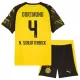 Fotbalové Dresy Borussia Dortmund N. Schlotterbeck 4 Dětské Domácí 2025-26 Fotbalové Dresy Borussia Dortmund N. Schlotterbeck 4 Dětské Domácí 2025-26