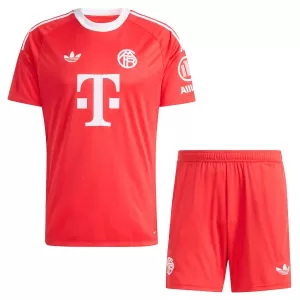 Brankářské Fotbalové Dresy FC Bayern Mnichov Dětské 2025-26 Červená Brankářské Fotbalové Dresy FC Bayern Mnichov Dětské 2025-26 Červená