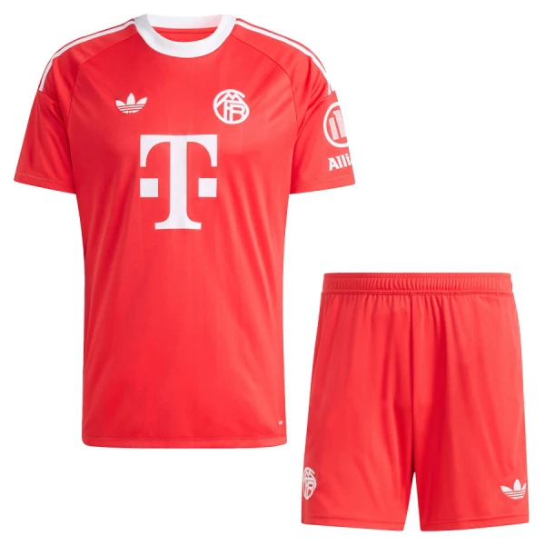 Brankářské Fotbalové Dresy FC Bayern Mnichov Dětské 2025-26 Červená Brankářské Fotbalové Dresy FC Bayern Mnichov Dětské 2025-26 Červená