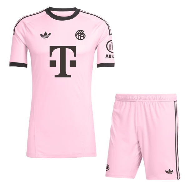 Brankářské Fotbalové Dresy FC Bayern Mnichov Dětské 2025-26 Růžová Brankářské Fotbalové Dresy FC Bayern Mnichov Dětské 2025-26 Růžová