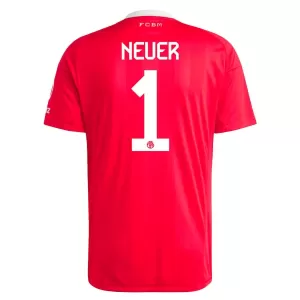 Brankářské Fotbalové Dresy FC Bayern Mnichov Manuel Neuer 1 2025-26 Červená Brankářské Fotbalové Dresy FC Bayern Mnichov Manuel Neuer 1 2025-26 Červená
