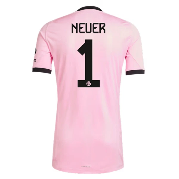 Brankářské Fotbalové Dresy FC Bayern Mnichov Manuel Neuer 1 2025-26 Růžová Brankářské Fotbalové Dresy FC Bayern Mnichov Manuel Neuer 1 2025-26 Růžová
