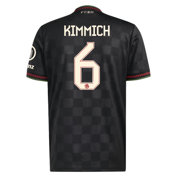 Fotbalové Dresy FC Bayern Mnichov Kimmich 6 Alternativní 2025-26 Fotbalové Dresy FC Bayern Mnichov Kimmich 6 Alternativní 2025-26