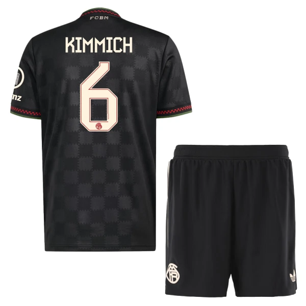 Fotbalové Dresy FC Bayern Mnichov Kimmich 6 Dětské Alternativní 2025-26 Fotbalové Dresy FC Bayern Mnichov Kimmich 6 Dětské Alternativní 2025-26