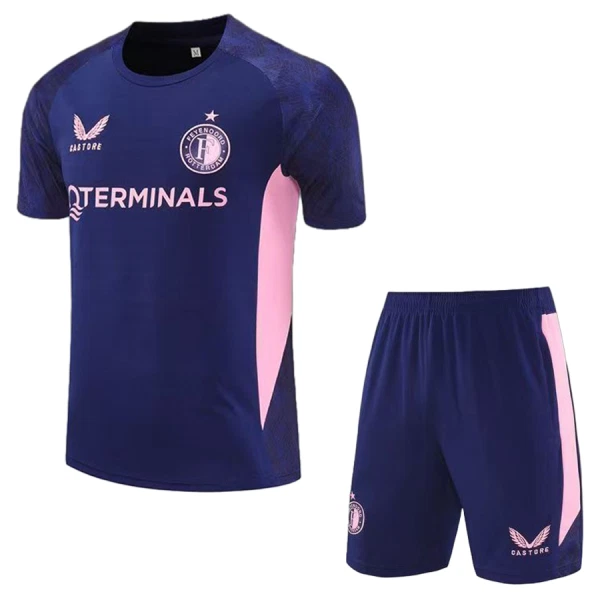 Feyenoord Rotterdam Tréninkový Dresy Dětské 2025-26 Modrá Feyenoord Rotterdam Tréninkový Dresy Dětské 2025-26 Modrá