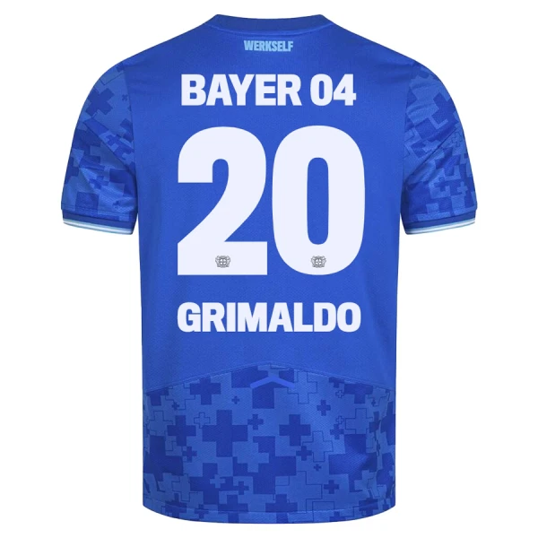 Fotbalové Dresy Bayer 04 Leverkusen Alejandro Grimaldo 20 Alternativní 2025-26 Fotbalové Dresy Bayer 04 Leverkusen Alejandro Grimaldo 20 Alternativní 2025-26