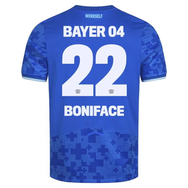 Fotbalové Dresy Bayer 04 Leverkusen Victor Boniface 22 Alternativní 2025-26 Fotbalové Dresy Bayer 04 Leverkusen Victor Boniface 22 Alternativní 2025-26