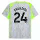 Fotbalové Dresy Manchester City Josko Gvardiol 24 Alternativní 2025-26 Fotbalové Dresy Manchester City Josko Gvardiol 24 Alternativní 2025-26