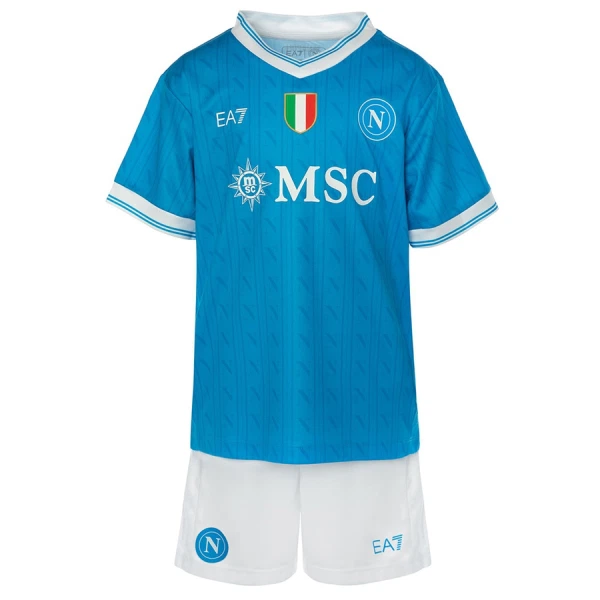 Fotbalové Dresy Napoli Dětské Domácí 2025-26 Fotbalové Dresy Napoli Dětské Domácí 2025-26
