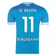 Fotbalové Dresy Napoli Kevin De Bruyne 11 Domácí 2025-26 Fotbalové Dresy Napoli Kevin De Bruyne 11 Domácí 2025-26